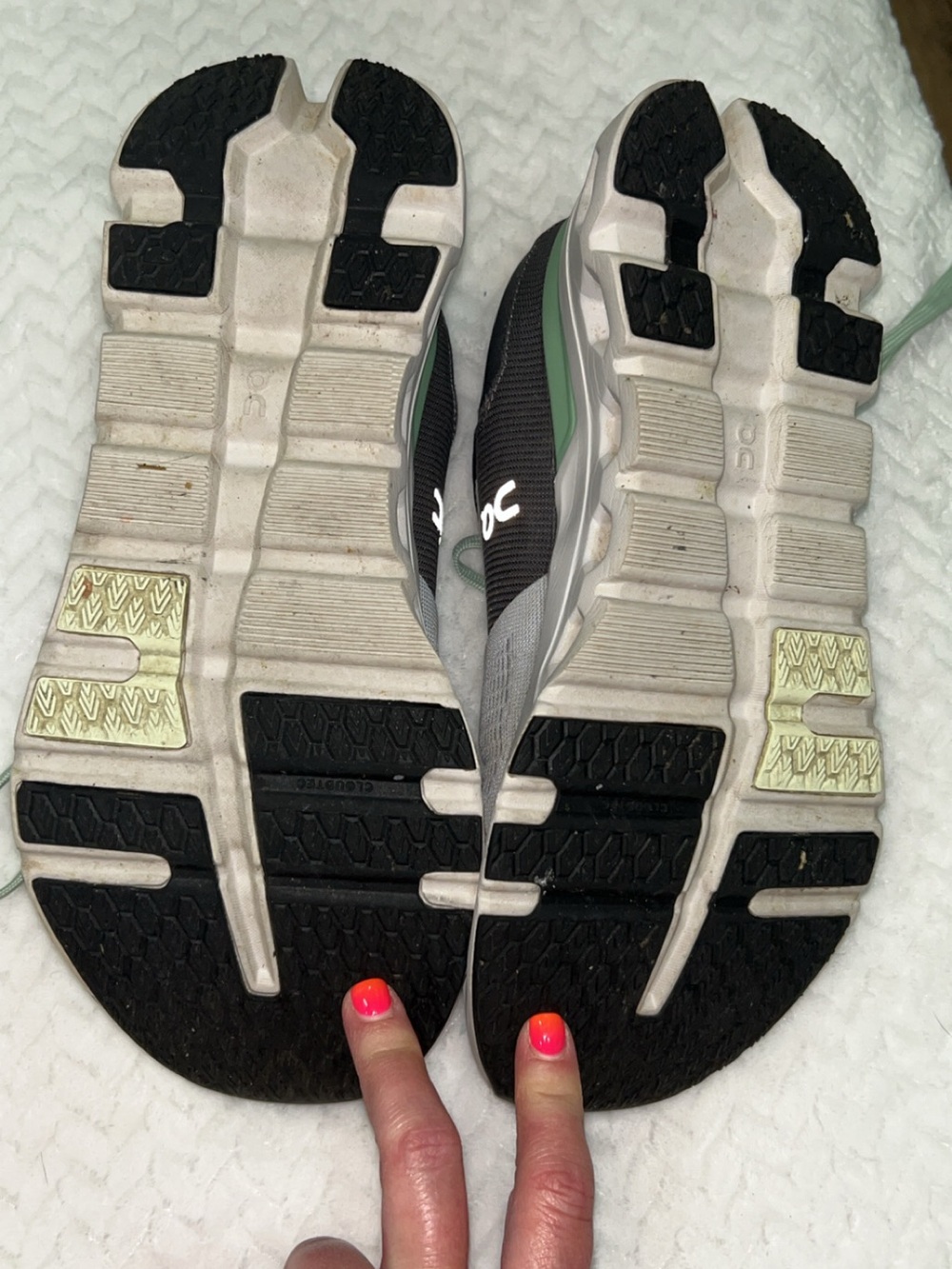 On Running Cloudswift men’s Gray Mint Running Shoes - Picture 5 of 5